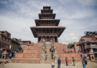 The temple was founded by king Bhupatindra Malla in 1702 AD. Nyatapola in Newari means five-tiered temple symbolizing the five basic elements of Nature.